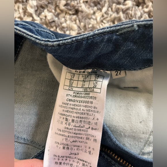 Guess straight crop jeans size 27 - Picture 4 of 5